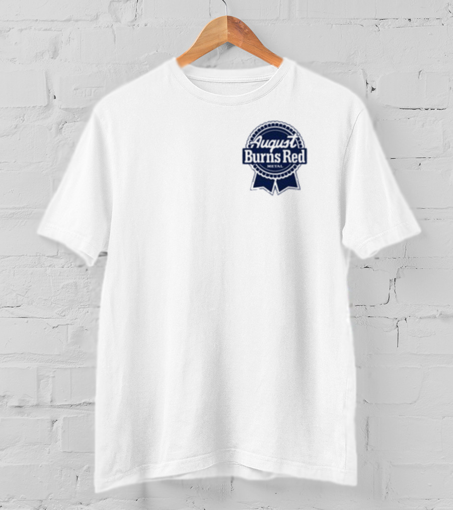 August Burns Red Beer Can Design White T-Shirt