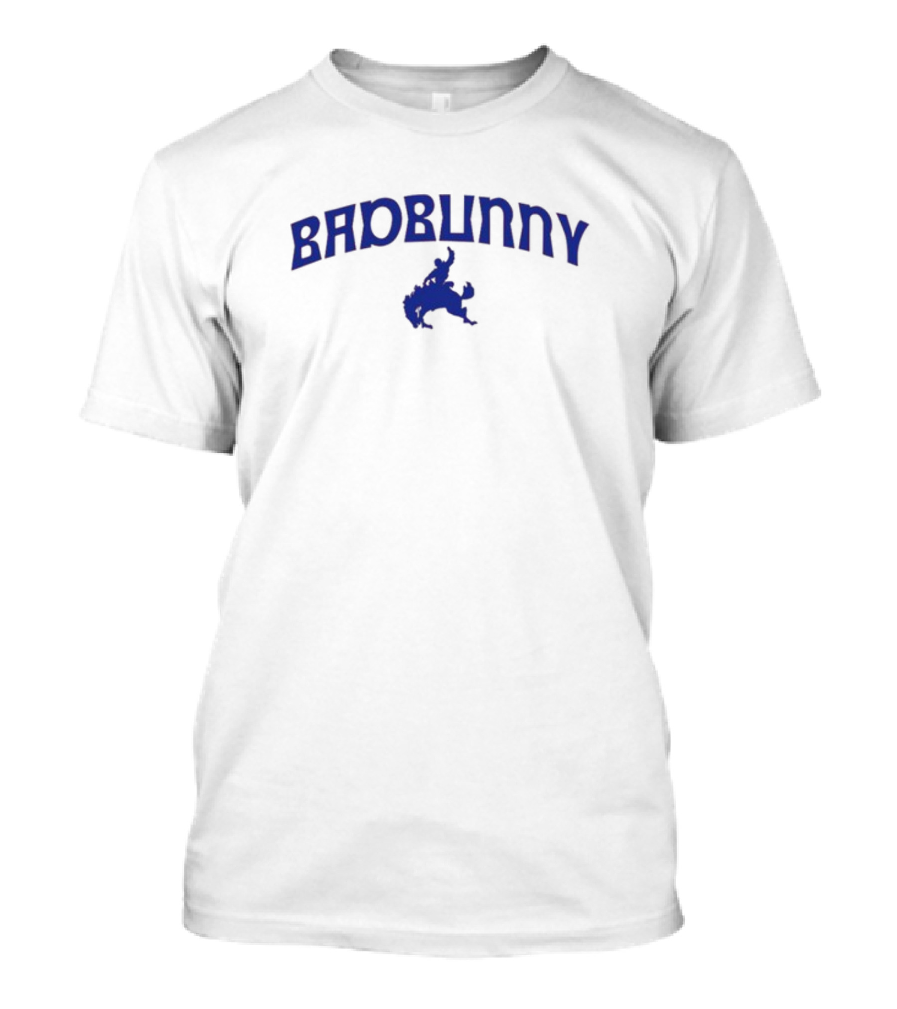 Nadiesabeloquevaapasarmanana Bad Bunny Blue Buck Riding T-Shirt
