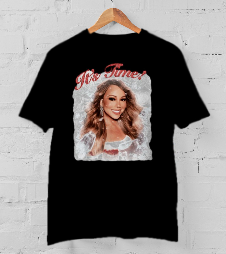 Mariah Carey It's Time Festive Winter T-Shirt