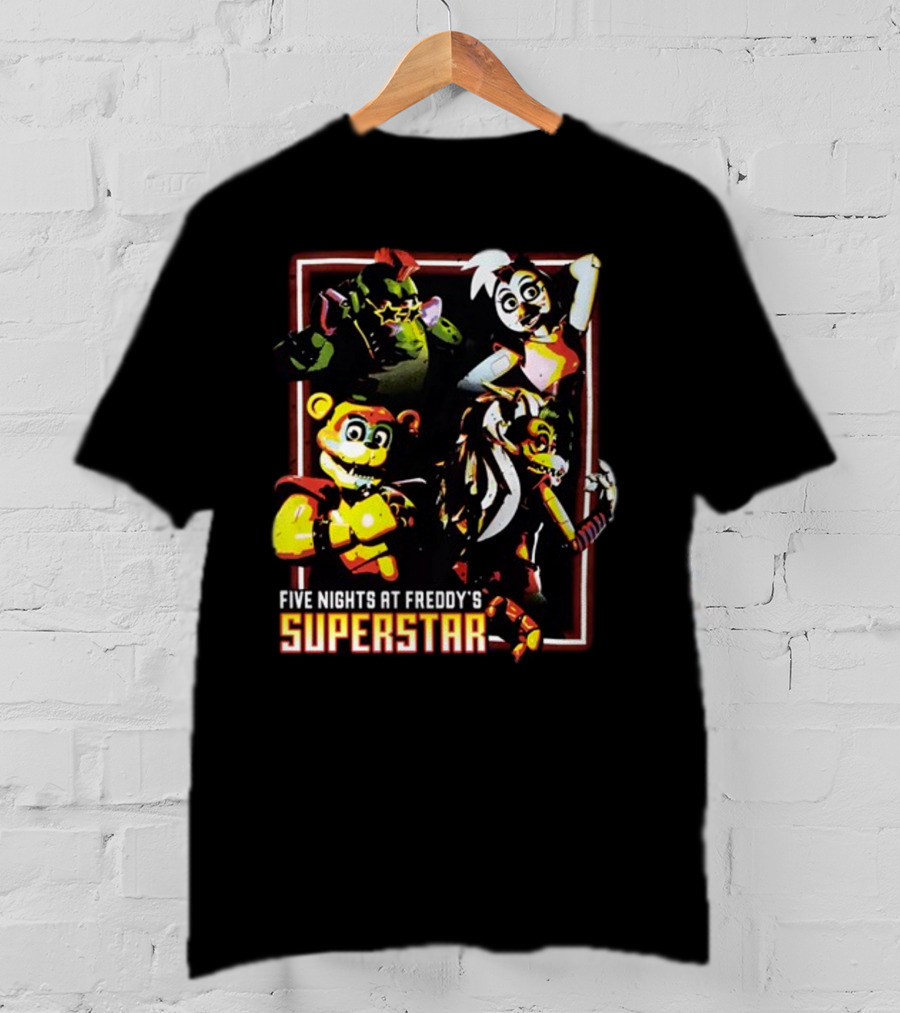 Five Nights At Freddy's Superstar Characters T-Shirt