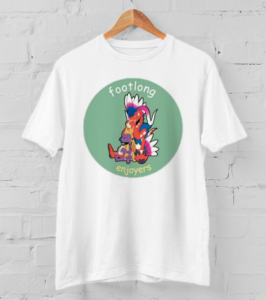 Footlong Enjoyers Fantasy Creatures With Colorful Wings T-Shirt