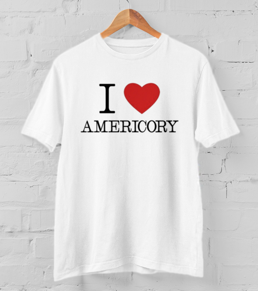 I Heart Americory Red Love Emblem T-Shirt