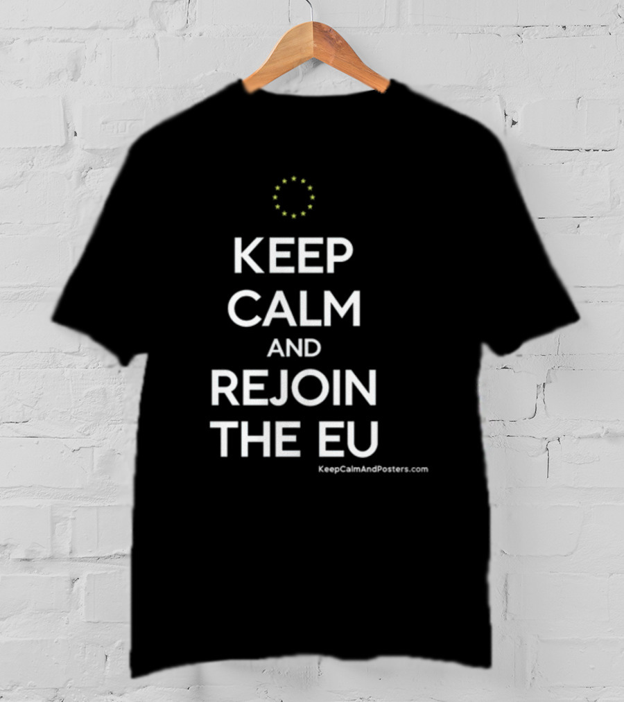 Martin Davies Keep Calm And Rejoin The EU T-Shirt