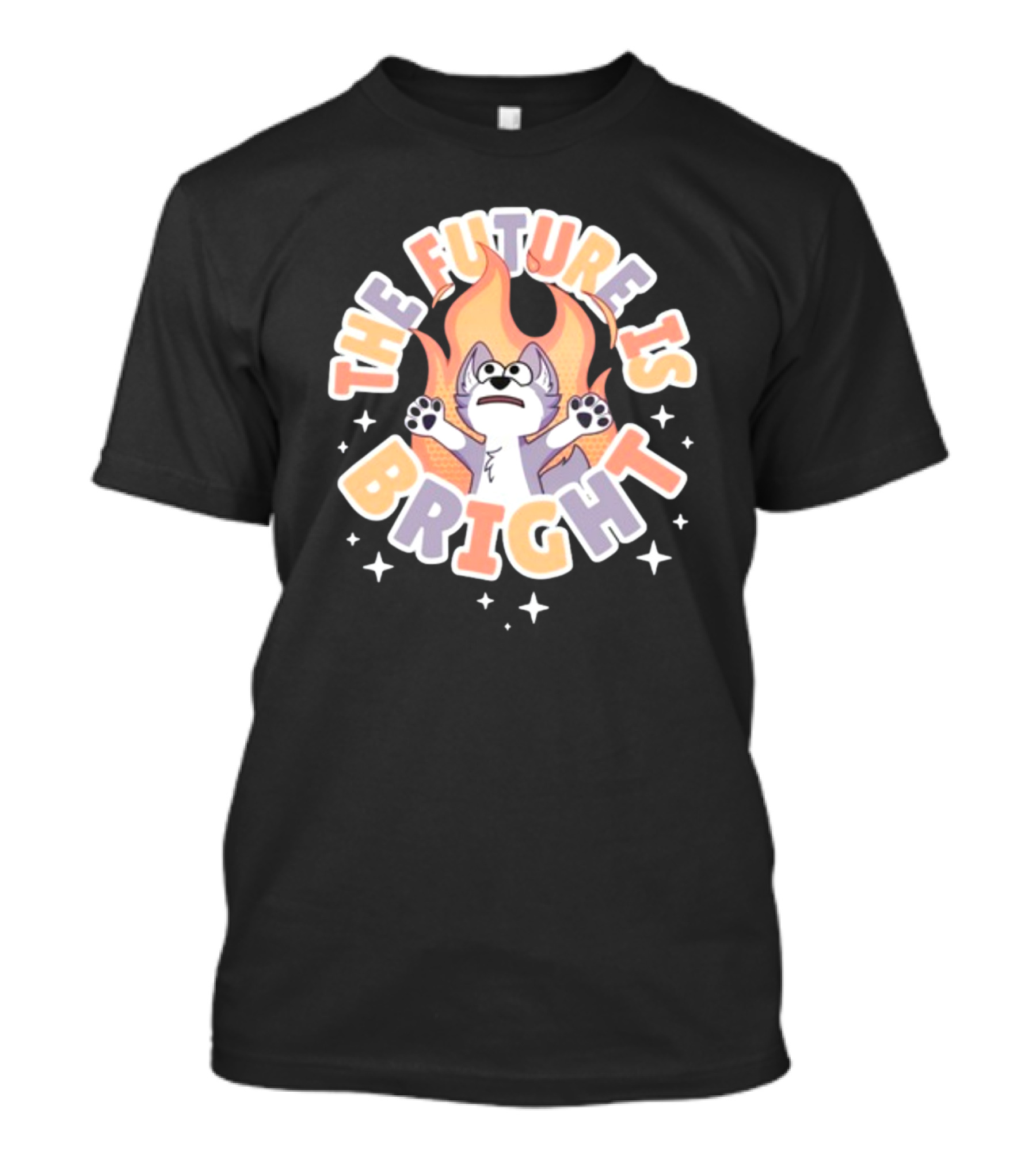 0Foxshop The Future Is Bright T-Shirt