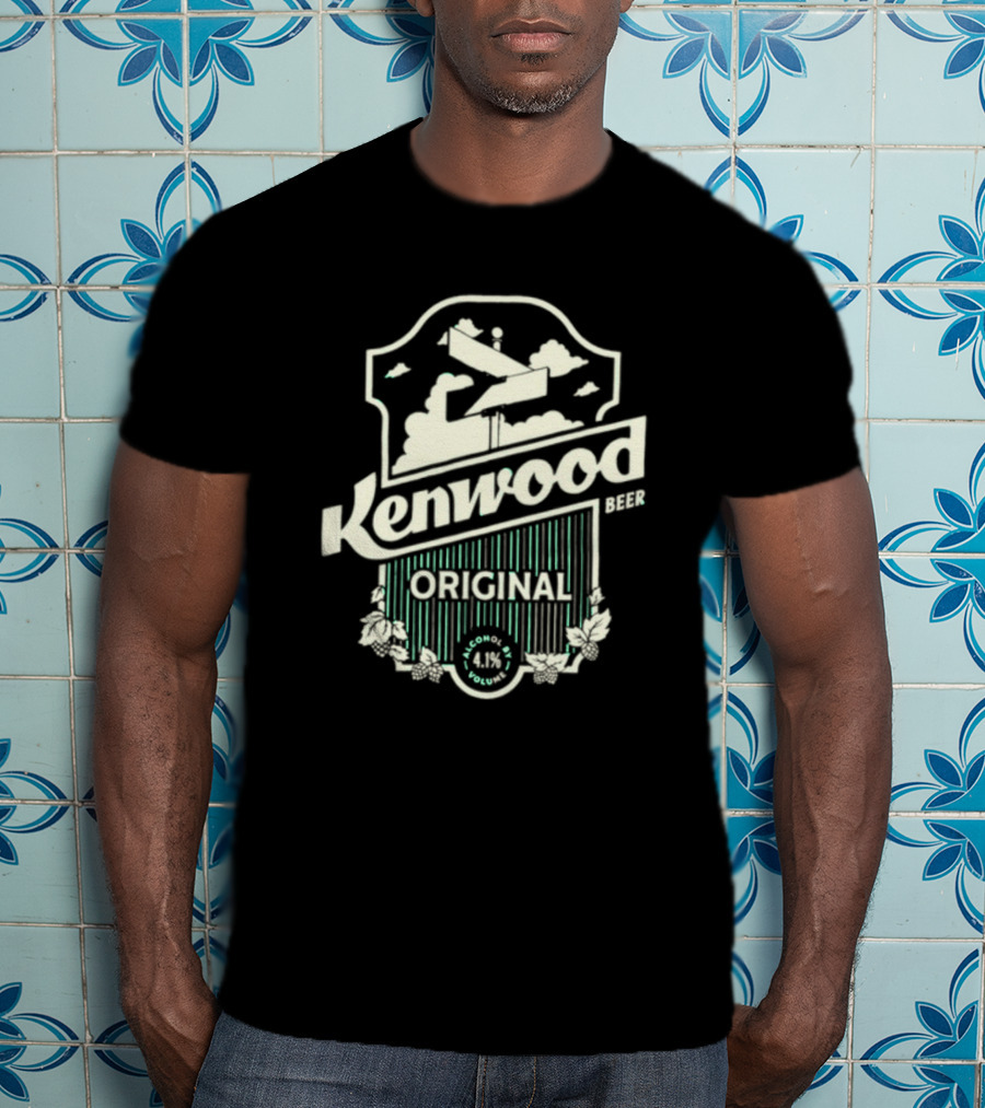 Kenwood Beer Original Kelly Green Alcohol Volume 4.1% T-Shirt