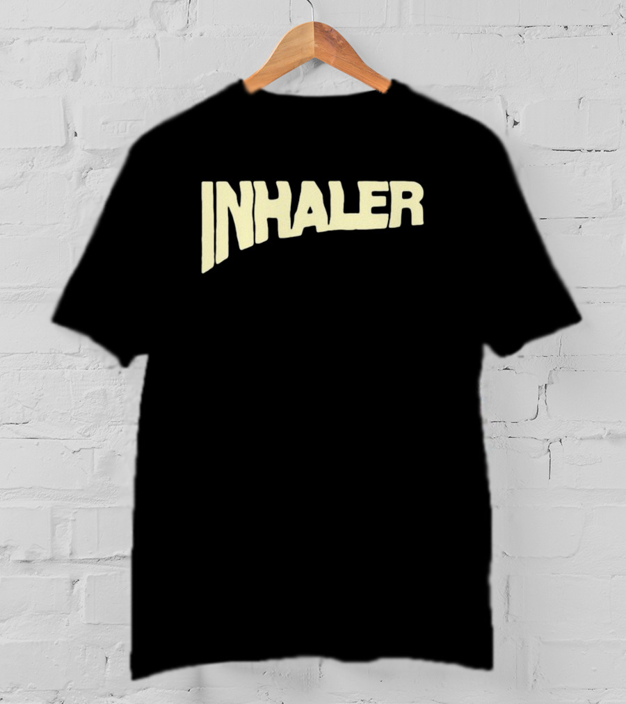Inhaler Glas-Gow In Ecstasy Neon Typography T-Shirt