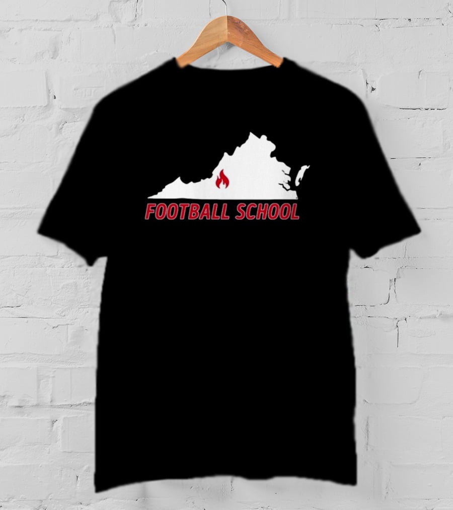 Virginia Fire Football School T-Shirt