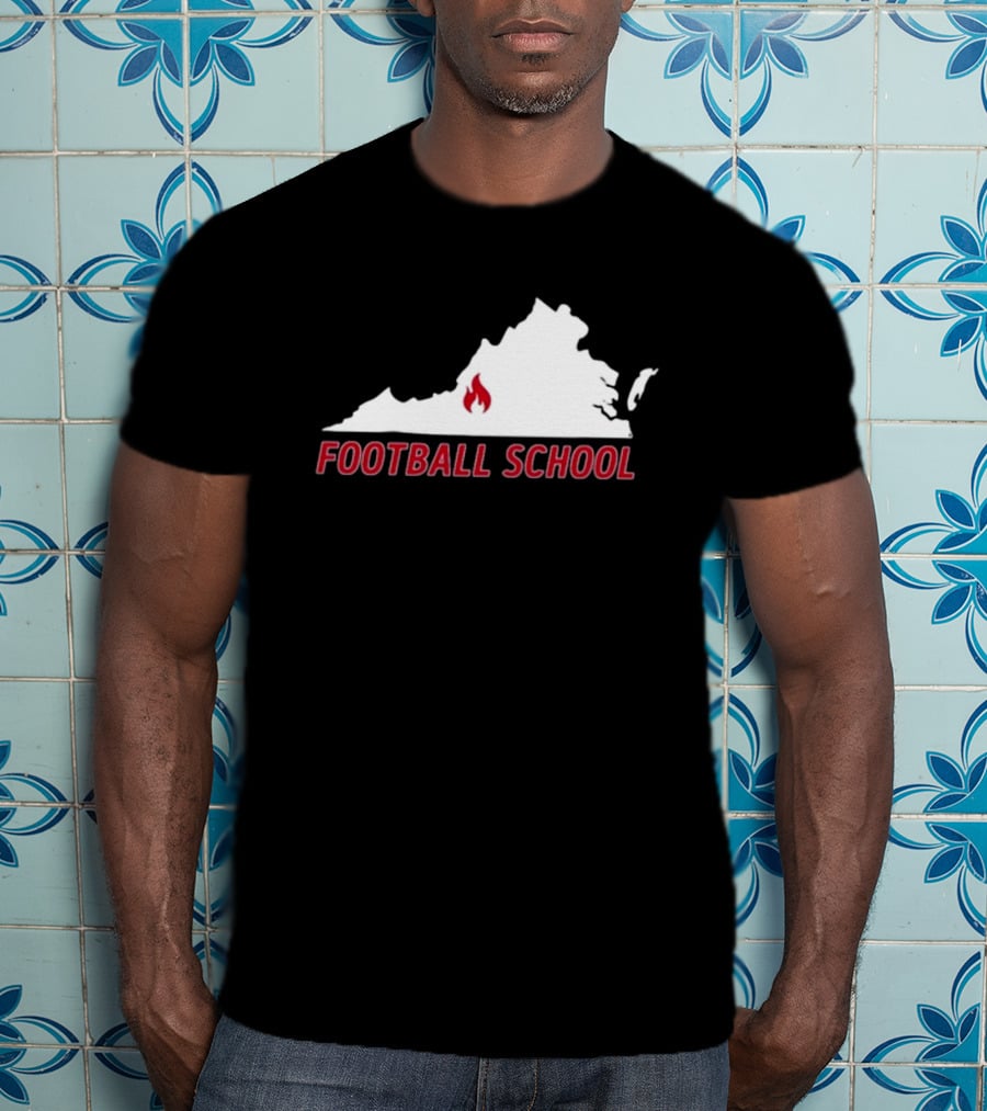 Virginia Fire Football School T-Shirt