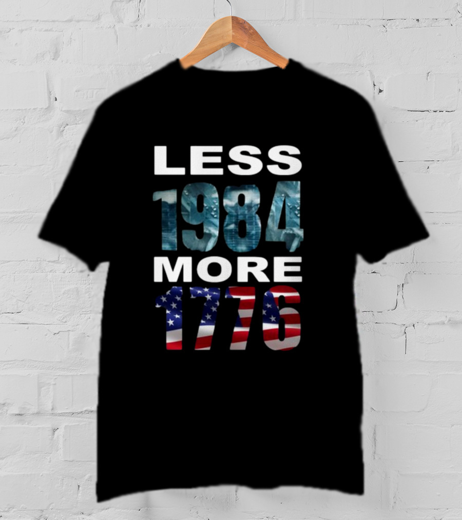 Less 1984 More 1776 Hi-Rez The Rapper Patriotic Call For Freedom T-Shirt
