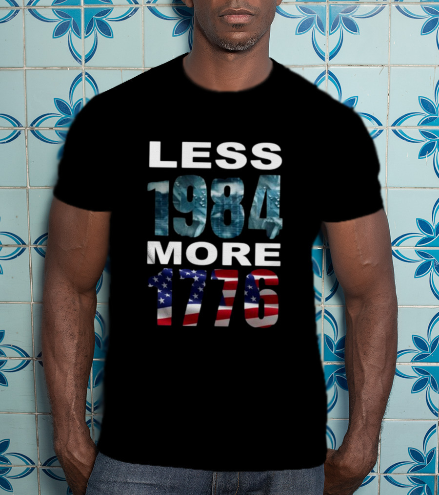 Less 1984 More 1776 Hi-Rez The Rapper Patriotic Call For Freedom T-Shirt