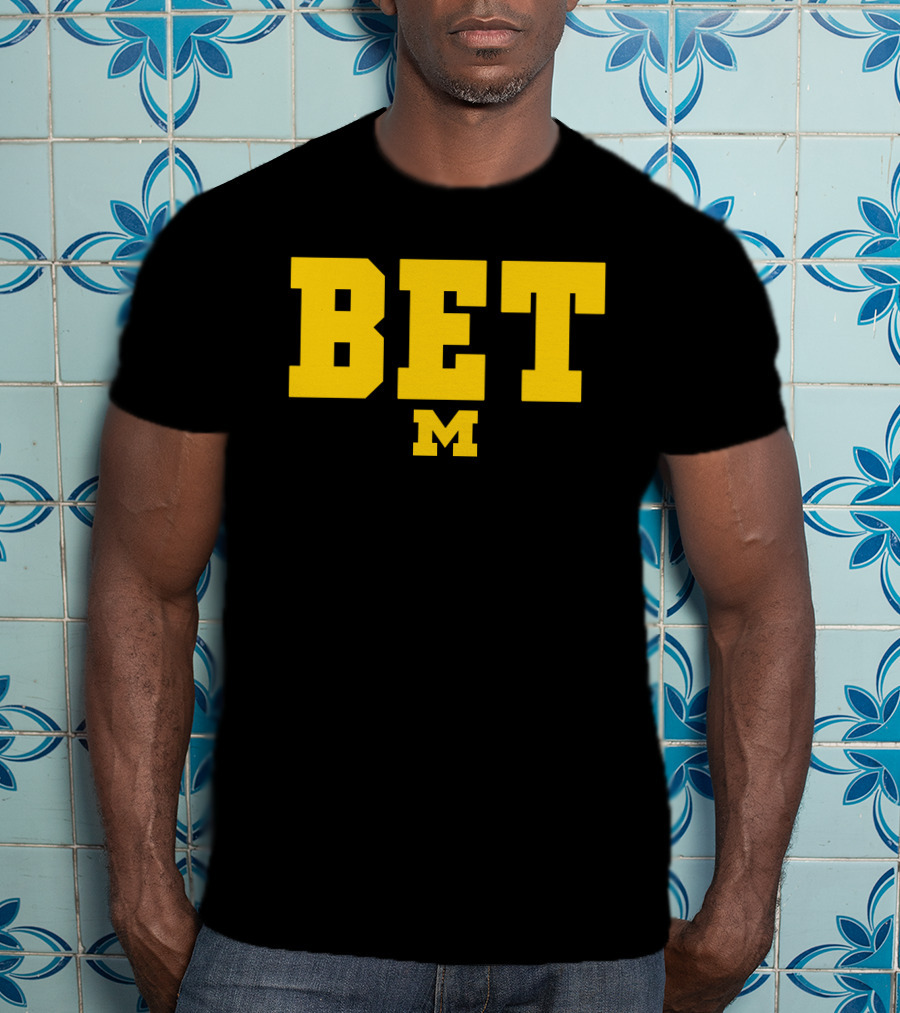 BET M Michigan Football T-Shirt