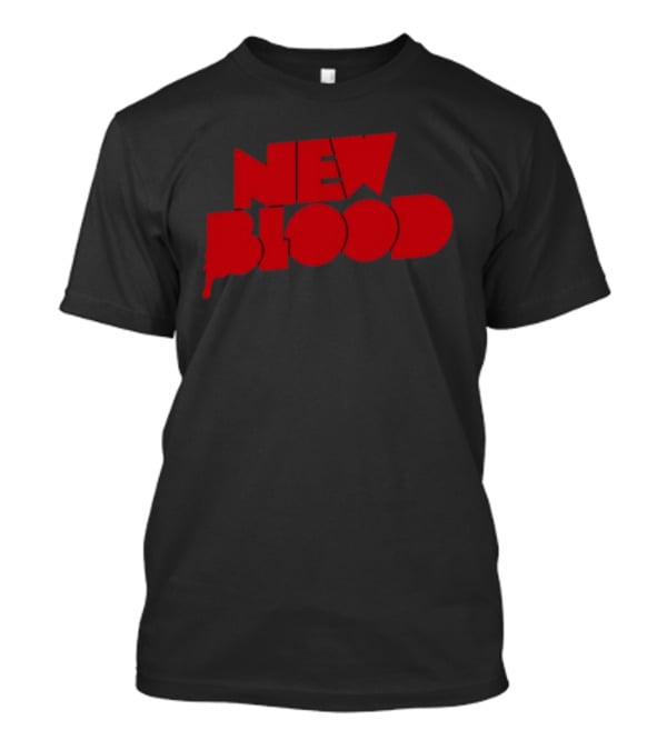 New Blood Dripping Lettering T-Shirt