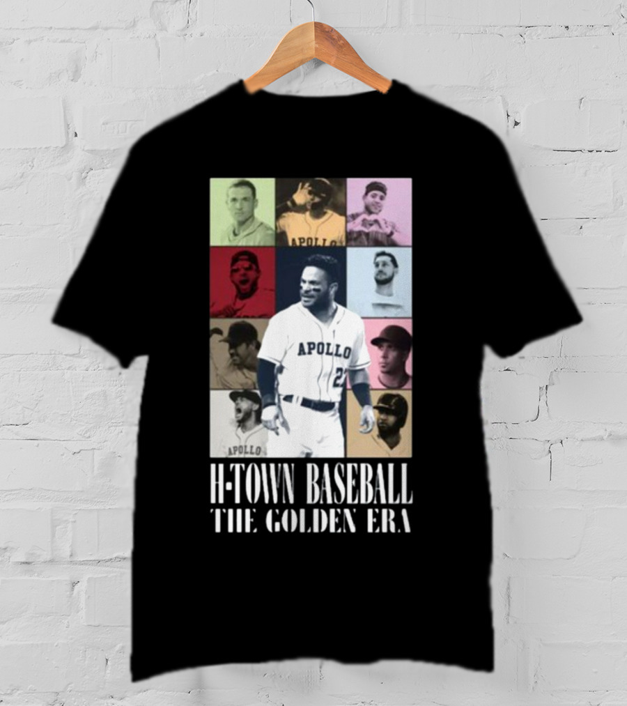 Apollohou H-Town Baseball The Golden Era Apollo Collection T-Shirt