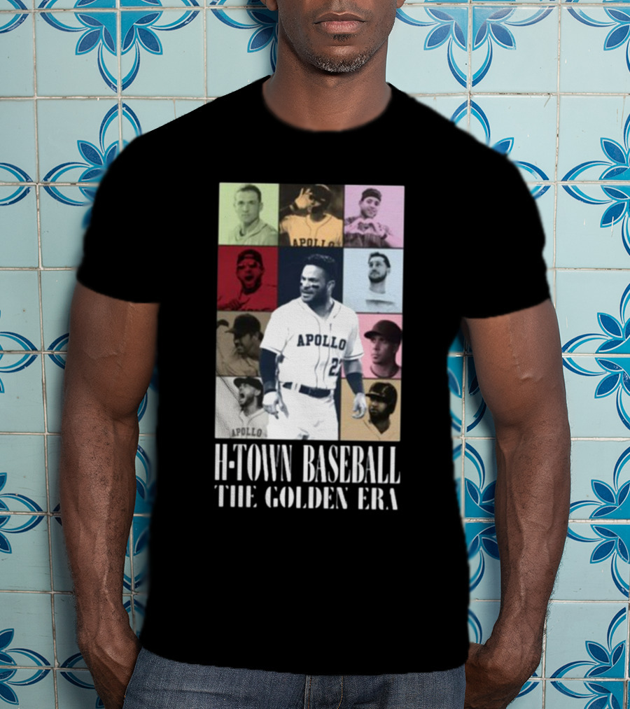 Apollohou H-Town Baseball The Golden Era Apollo Collection T-Shirt