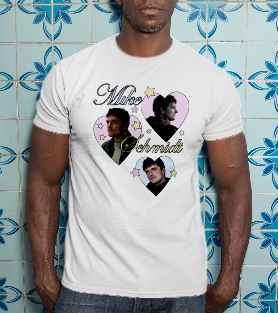 Mike Schmidt Mustardyard Press Shop Stars Hearts T-Shirt