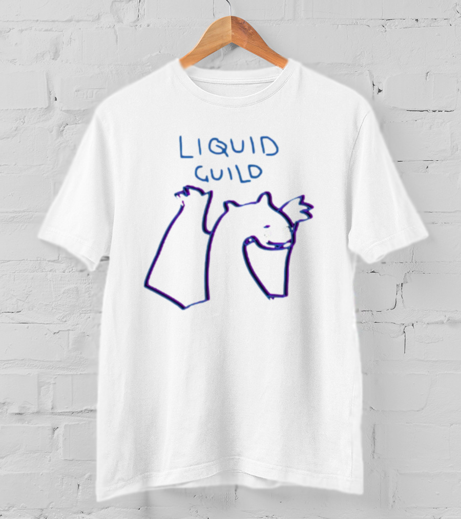 Liquid Guild Playful Creature Outline T-Shirt