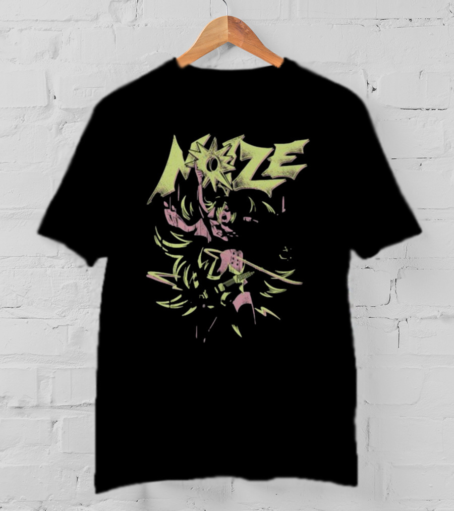 River City Girls Noize Electric Guitar Action Pose T-Shirt
