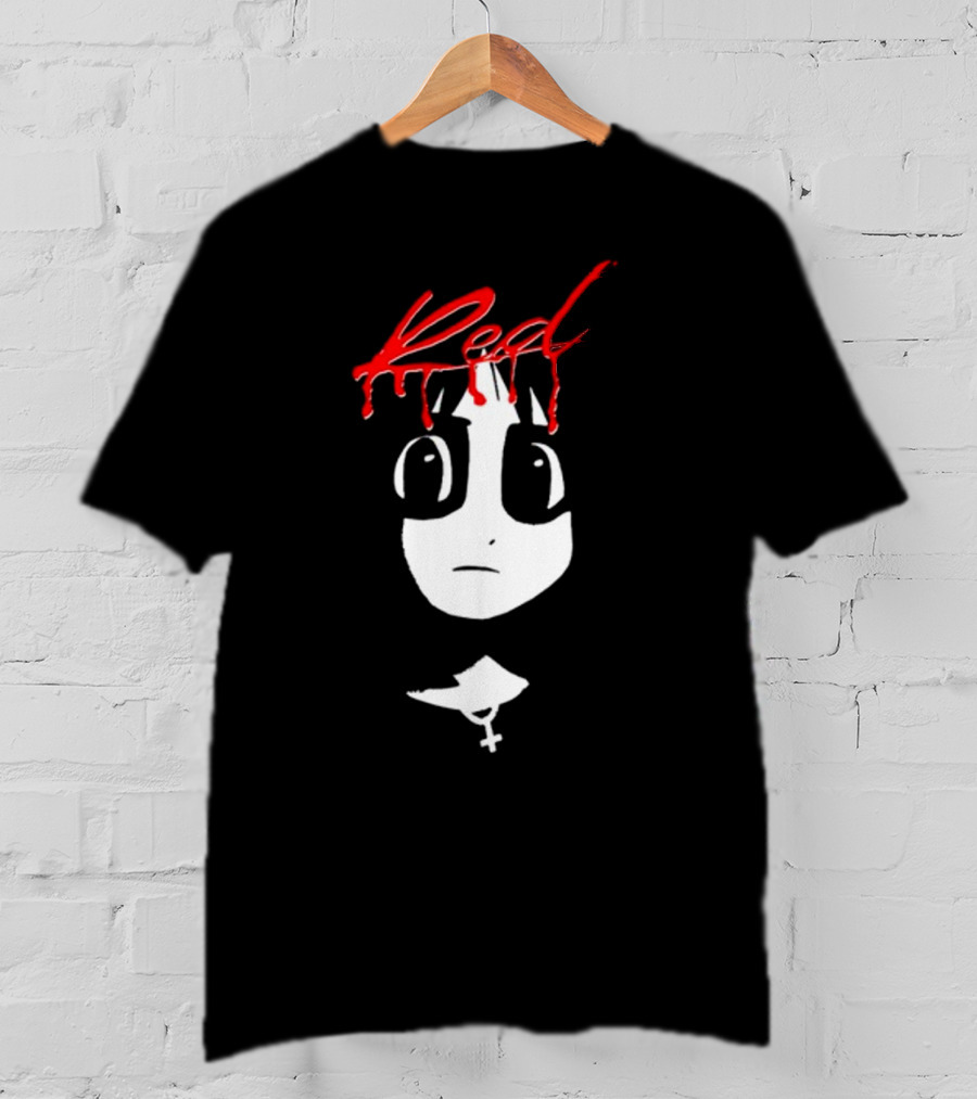 Red Volume One Number One 915 Manga Style Grunge T-Shirt