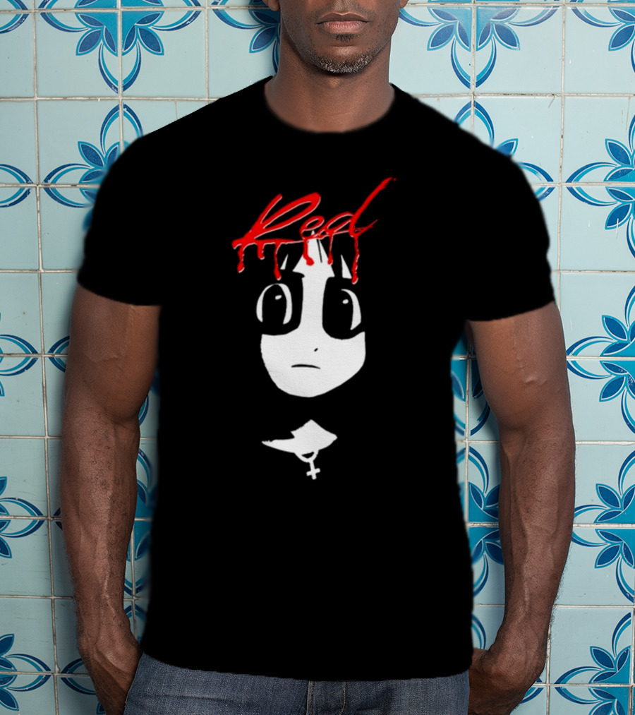 Red Volume One Number One 915 Manga Style Grunge T-Shirt