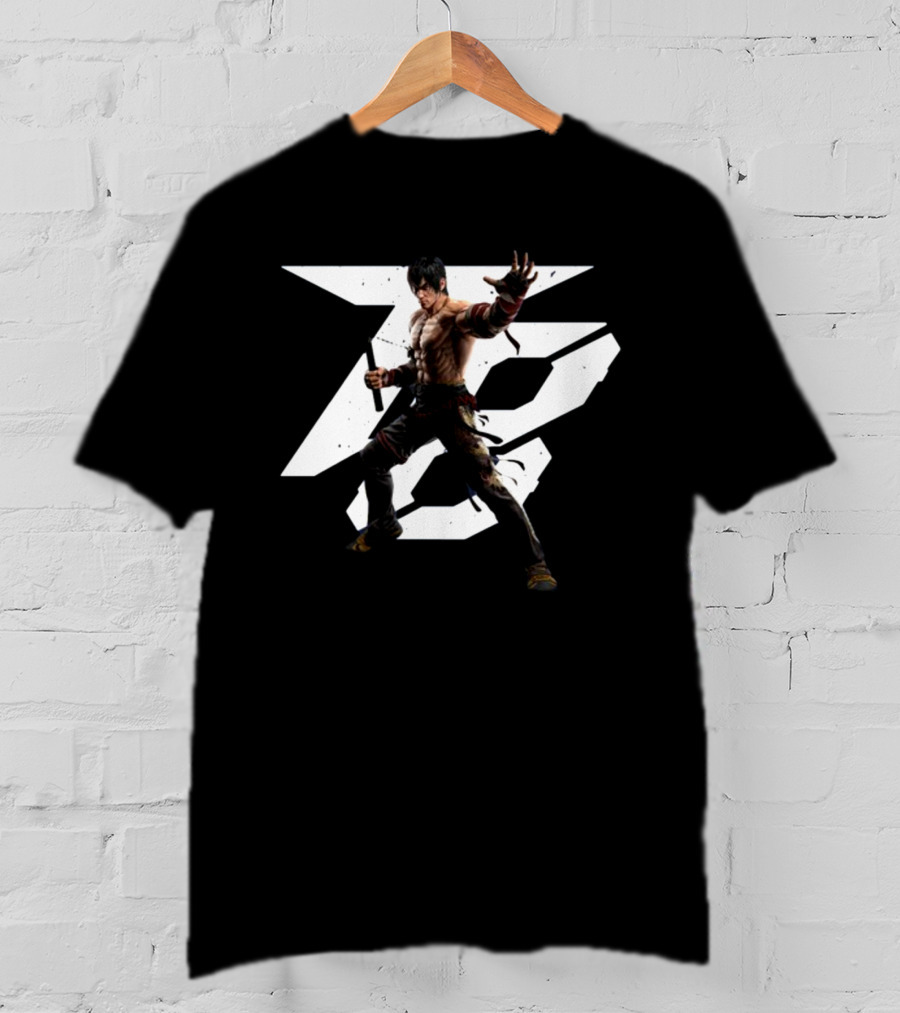 Tekken 8 Law Character Art With Iconic T-Shirt