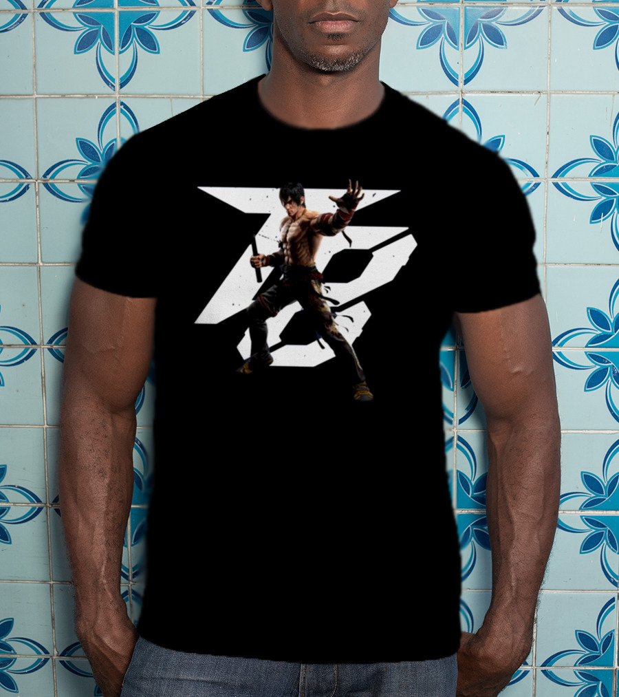 Tekken 8 Law Character Art With Iconic T-Shirt