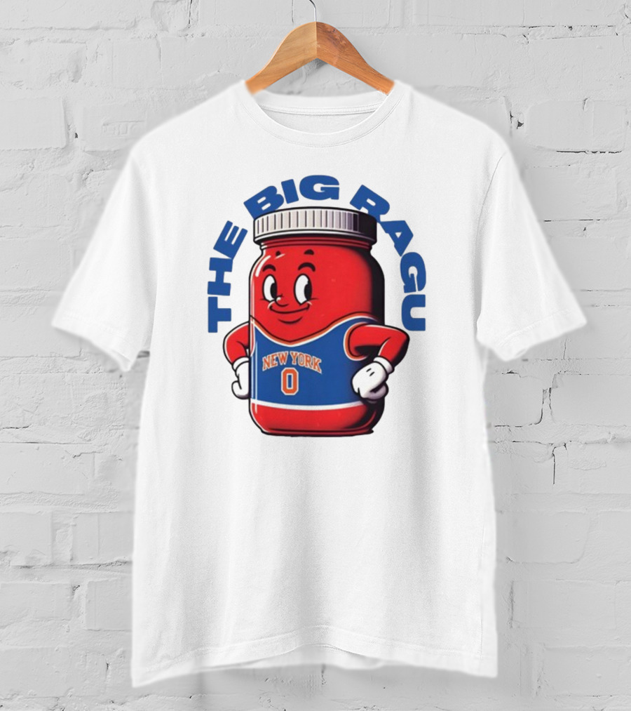 The Big Ragu New York 0 Cartoon Jar T-Shirt