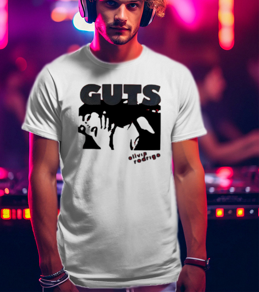 Guts Red Glittering Shadowy T-Shirt