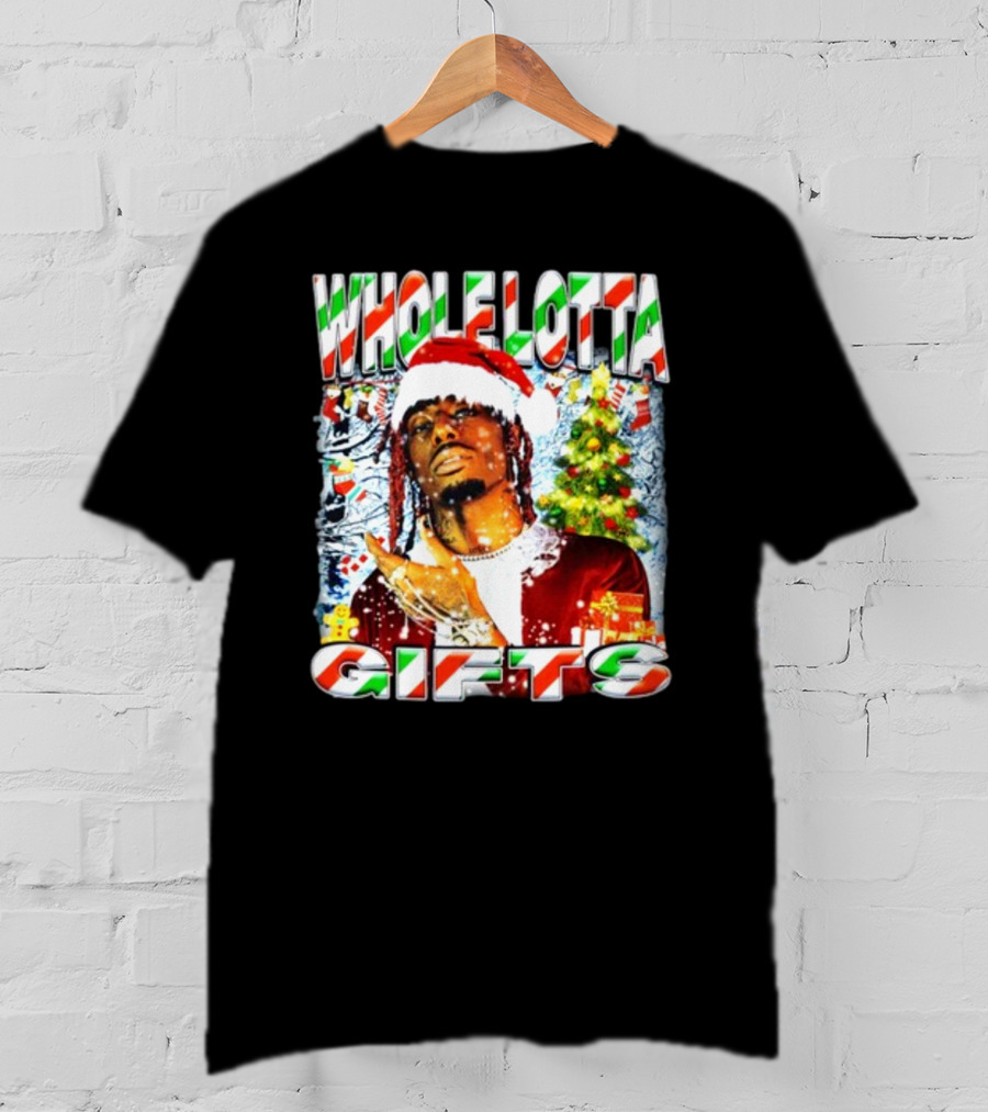 Whole Lotta Gifts Christmas Santa T-Shirt