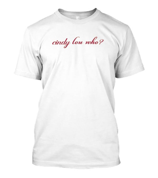 Cindy Lou Who Top Sabrina Cindy T-Shirt