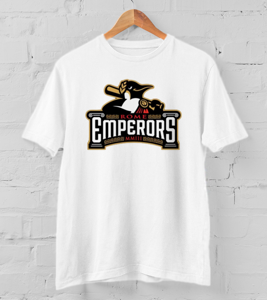 Rome Emperors Baseball MMIII Penguin T-Shirt