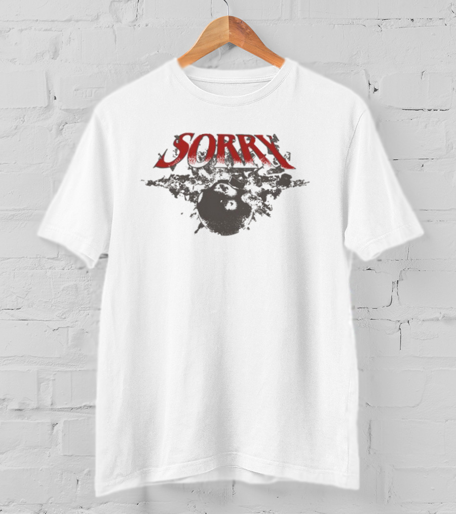 Sorry Bomb Warning Violently Improvised Material Explosive T-Shirt
