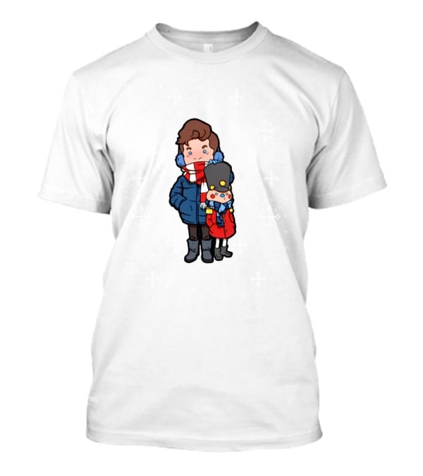 Danny Gonzalez Cartoon Holiday Nutcracker Snowflake T-Shirt