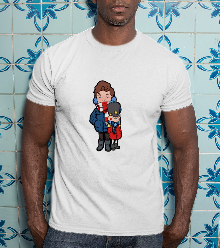 Danny Gonzalez Cartoon Holiday Nutcracker Snowflake T-Shirt