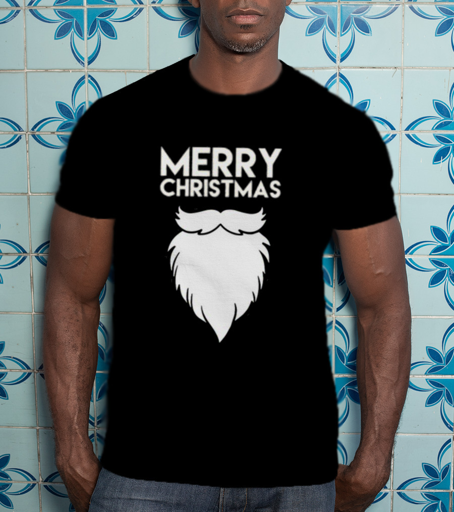 Merry Christmas Santa Beard T-Shirt