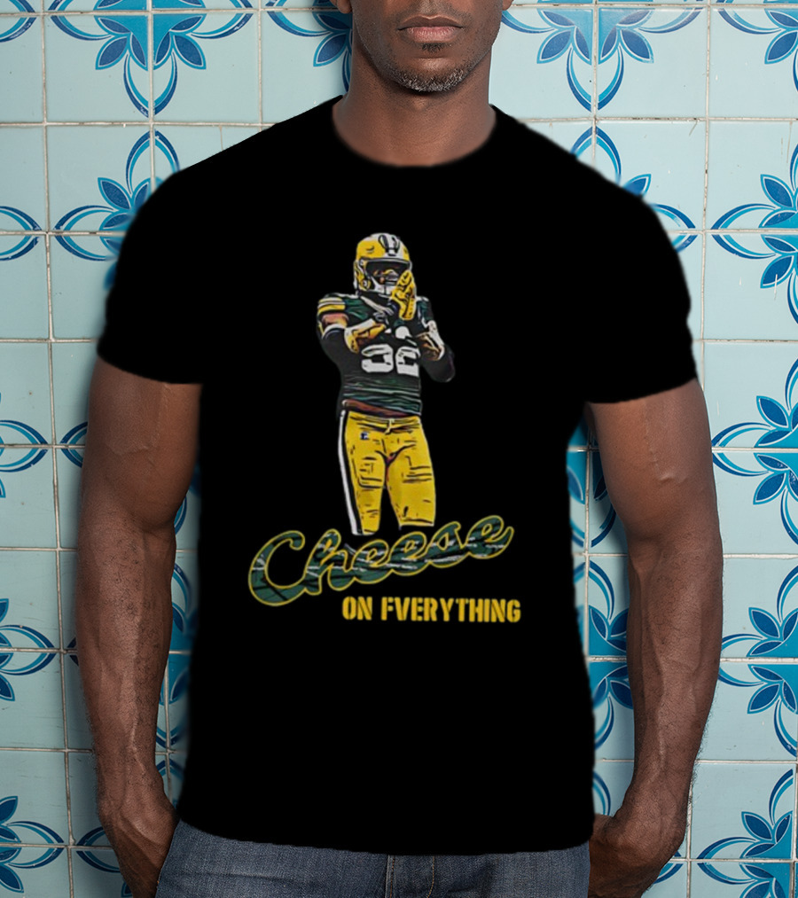 Cheese On Everything Rashan Gary Packers Fan Gear T-Shirt