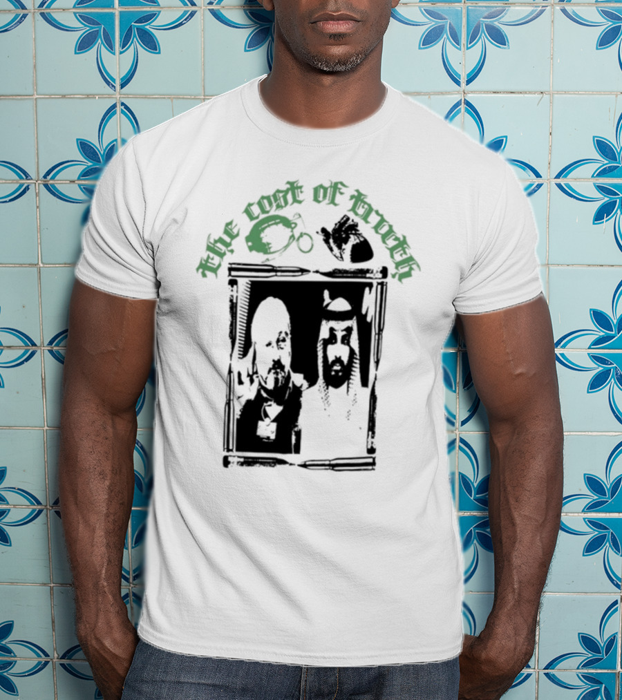 The Cost Of Truth Newspaper Collage T-Shirt