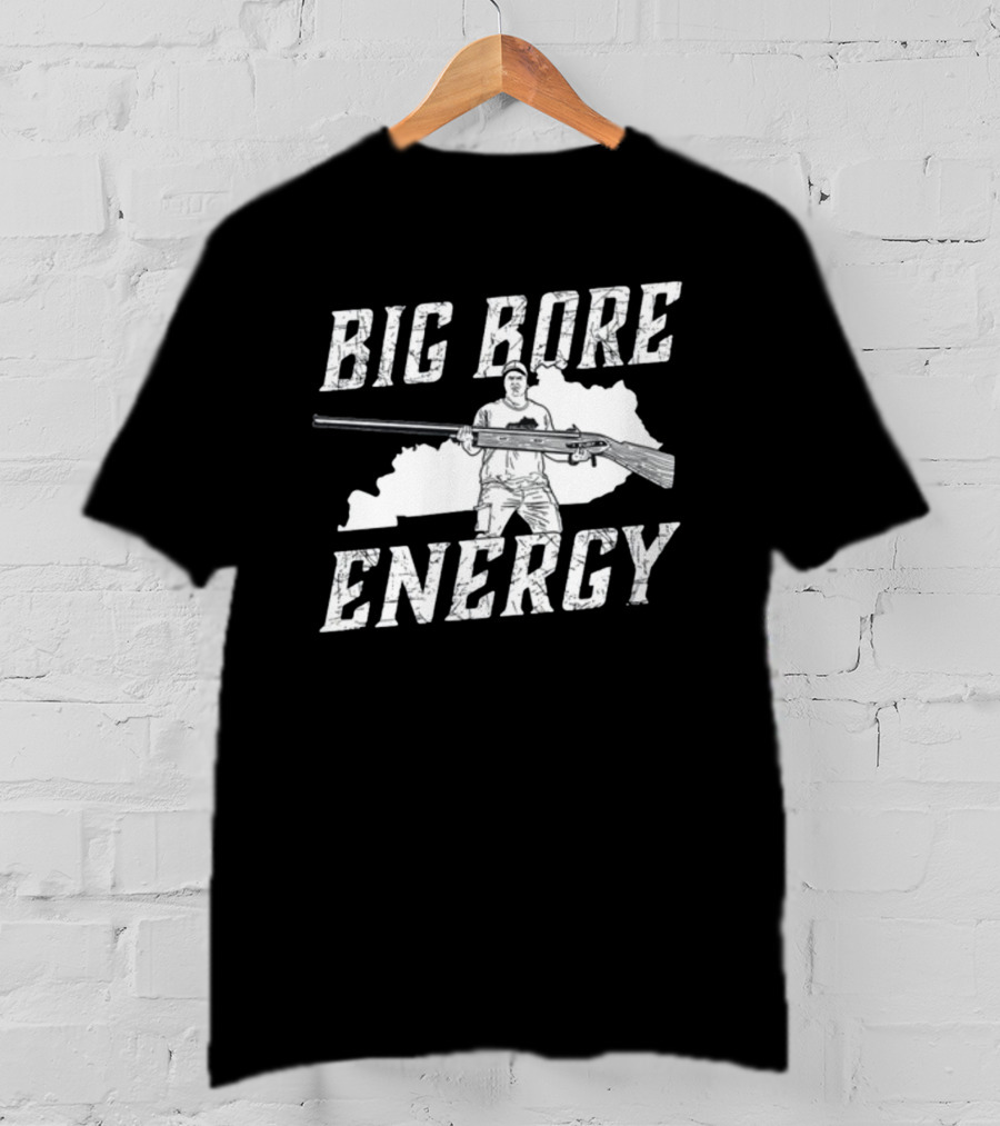Big Bore Energy Forester Rifle Silhouette Kentucky State Outline T-Shirt