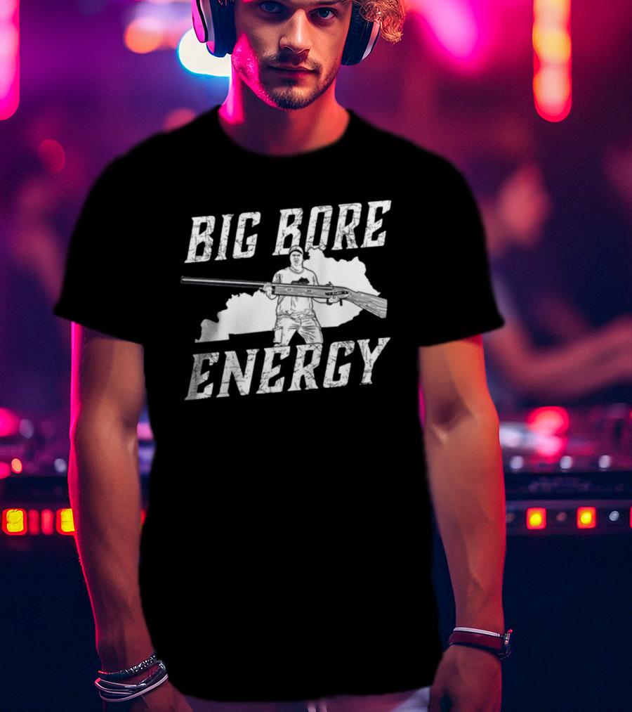 Big Bore Energy Forester Rifle Silhouette Kentucky State Outline T-Shirt
