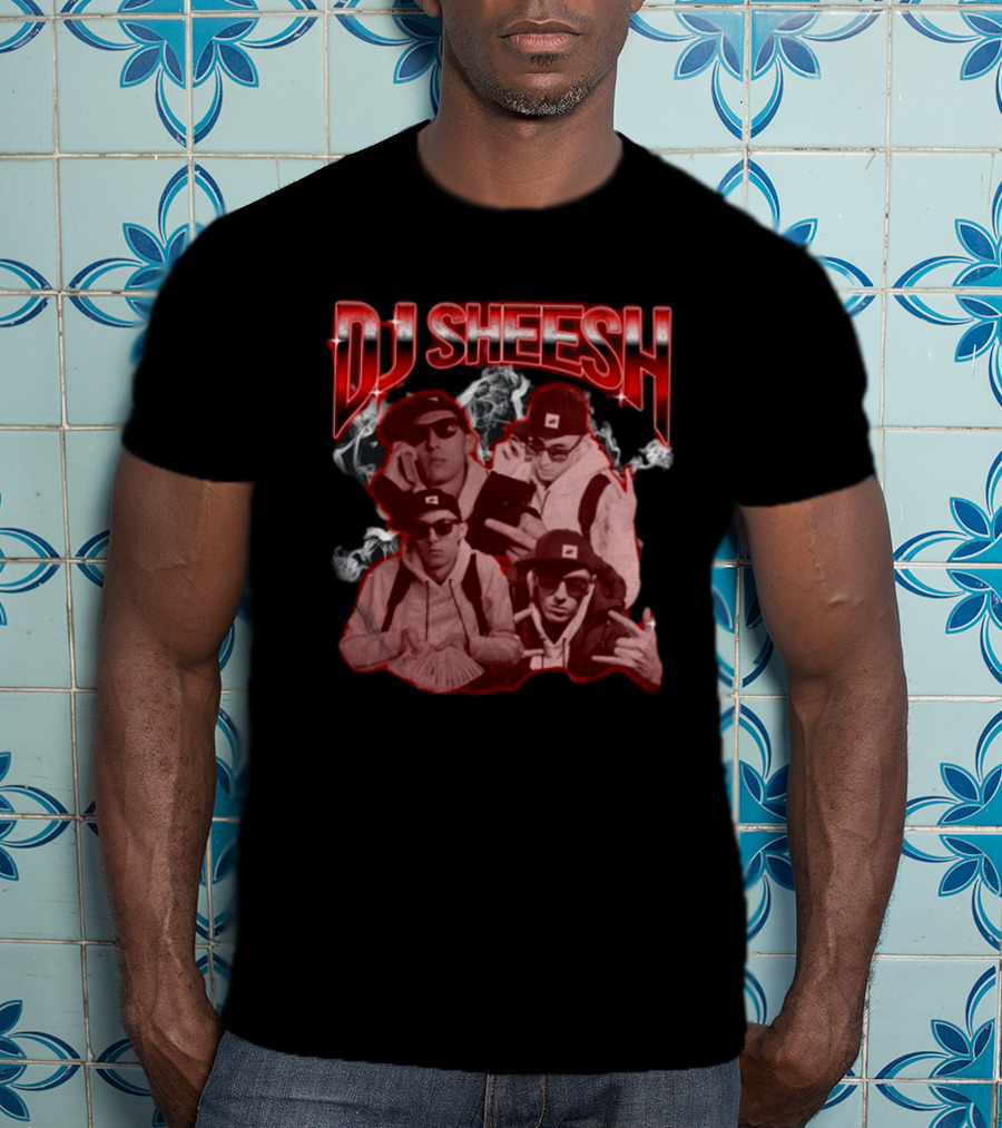 DJ Sheesh Cyclops Streetwear Vibes With Smoke Effects T-Shirt