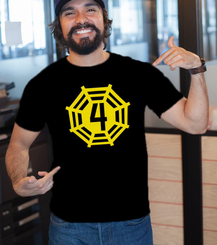 Dan Lanning Wearing Goducks 4 Spence Dharma Initiative T-Shirt