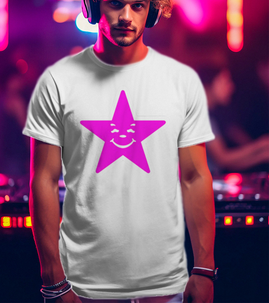 Austin Babbitt Asspizza Smiling Star Pink T-Shirt