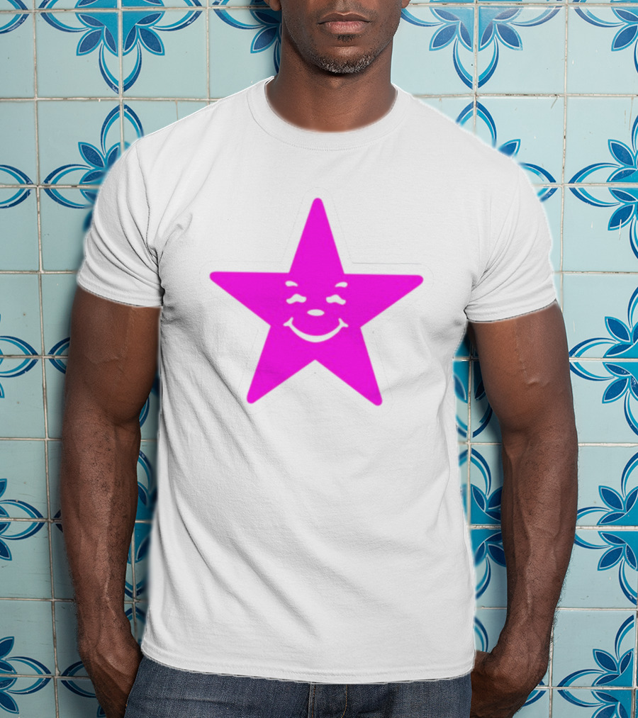 Austin Babbitt Asspizza Smiling Star Pink T-Shirt