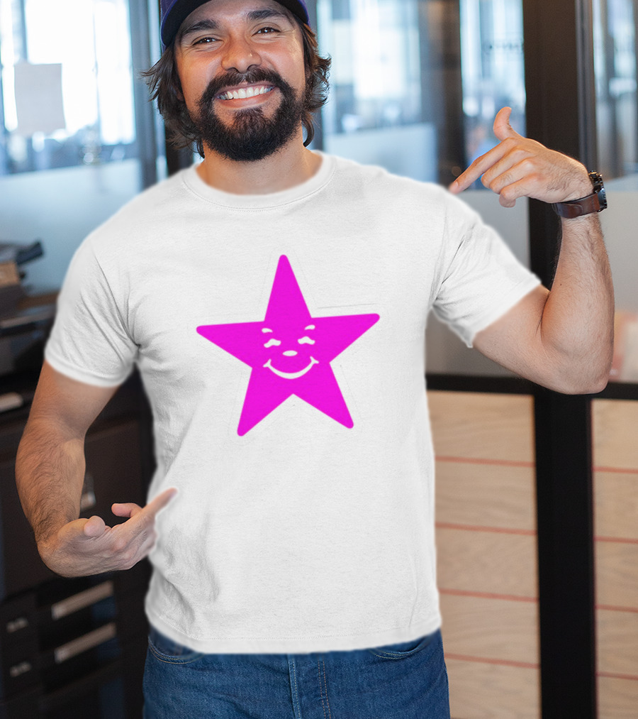 Austin Babbitt Asspizza Smiling Star Pink T-Shirt