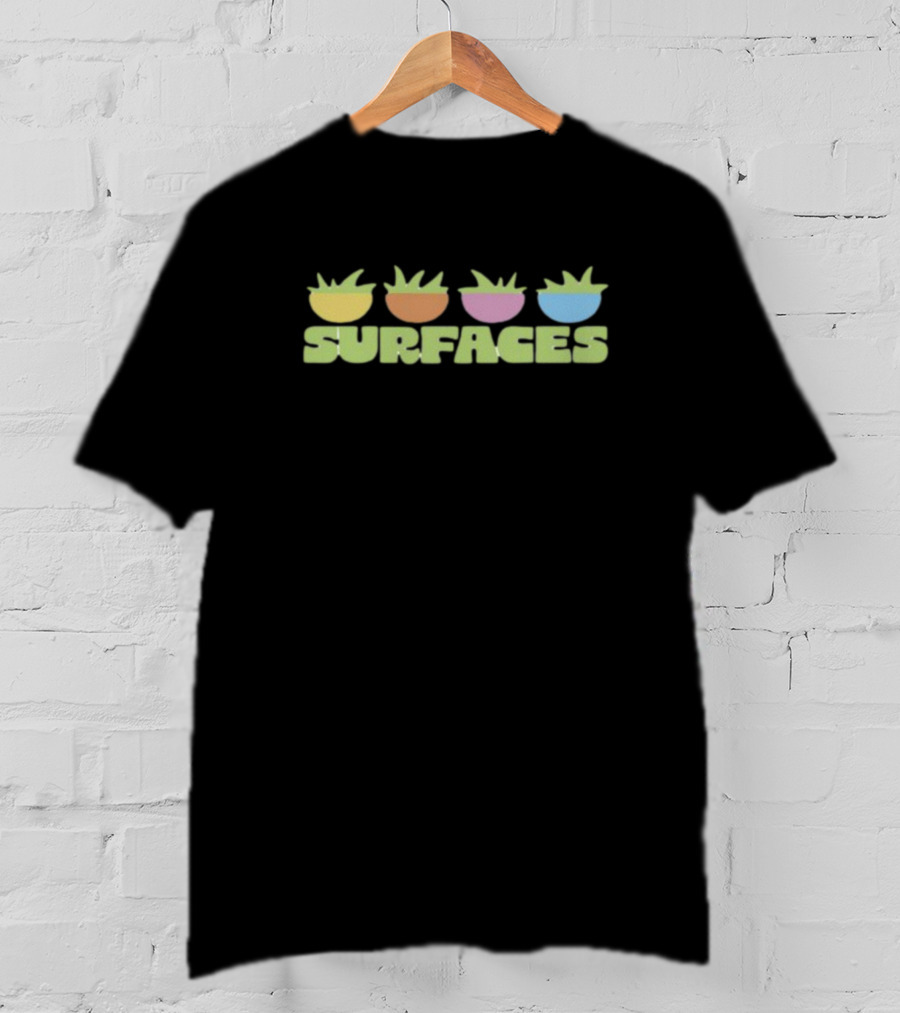 Surfaces Colorful Plant Icons T-Shirt