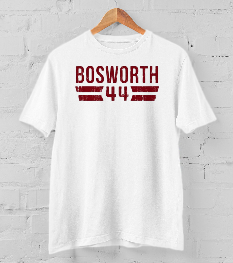 Bosworth 44 Distressed Stripes Retro Sports T-Shirt