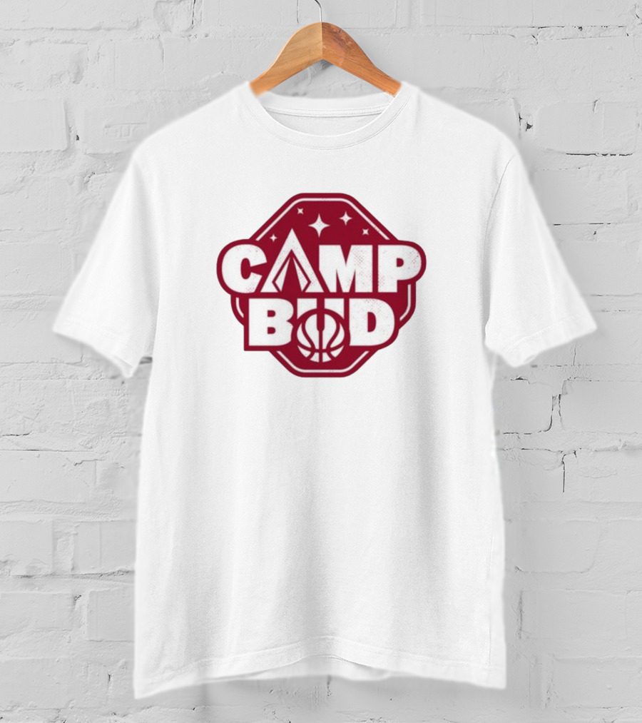CAMP BUD Basketball Tent And Stars T-Shirt