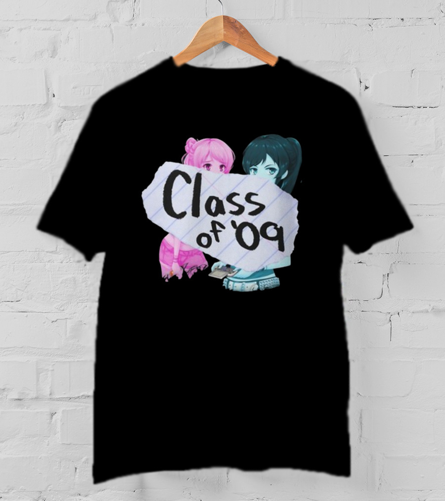 Class Of '09 Elsie Lovelock Color Girl Anime Style Duo T-Shirt