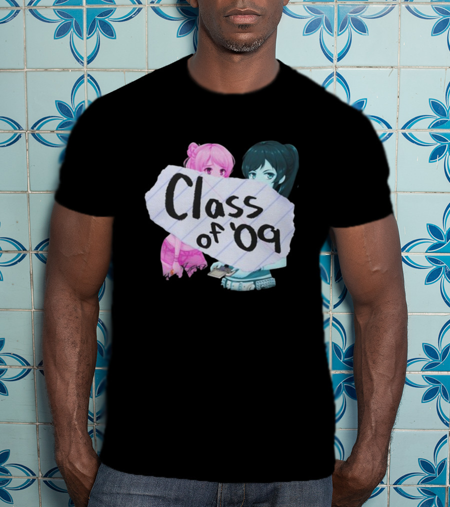 Class Of '09 Elsie Lovelock Color Girl Anime Style Duo T-Shirt