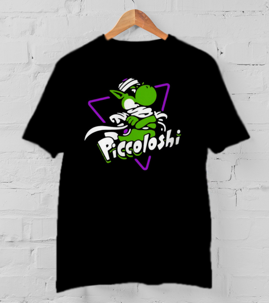 Piccoloshi 2.0 Sharkrobot Yoshi Dragonball Z Fusion Character T-Shirt