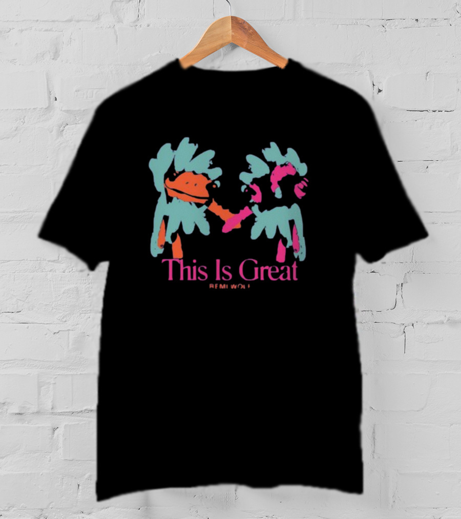 This Is Great Remi Wolf Two Abstract Figures T-Shirt